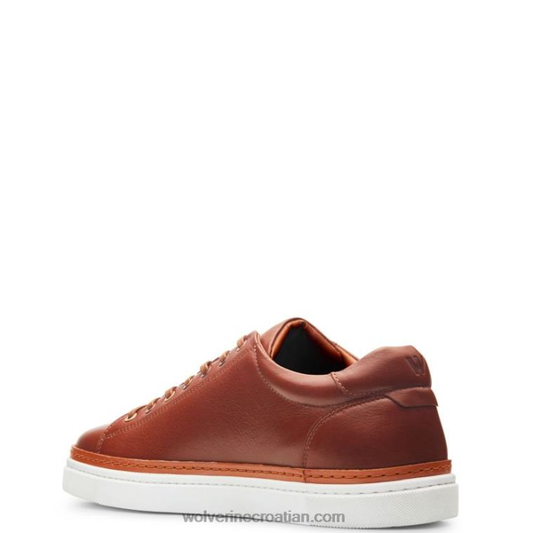 muškarci blvd niske tenisice R6LL8177 Wolverine konjak