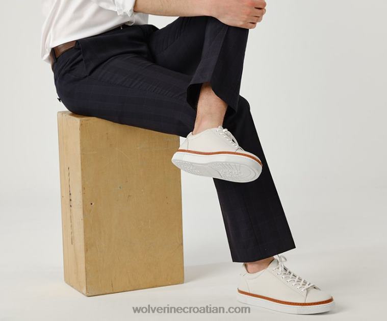 muškarci blvd niske tenisice R6LL8178 Wolverine bijela