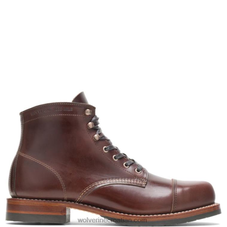 muškarci Klasična čizma od 1000 milja s kapom i prstima R6LL8196 Wolverine havana smeđa