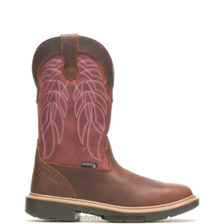 muškarci radna čizma durashocks carbonmax wellington rancher R6LL8125 Wolverine kikiriki/crveno