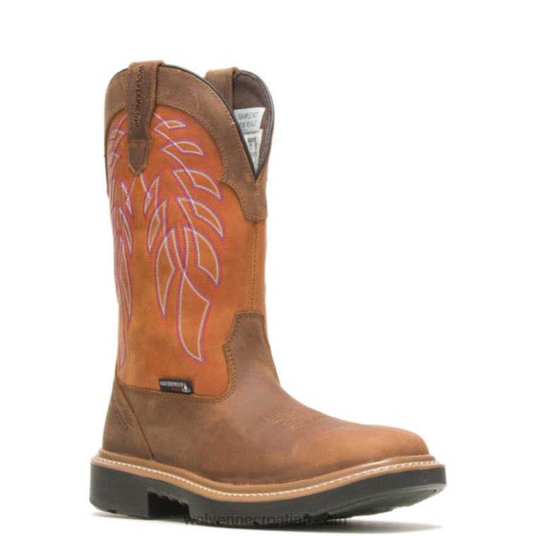 muškarci radna čizma durashocks carbonmax wellington rancher R6LL8126 Wolverine žuto/narančasto