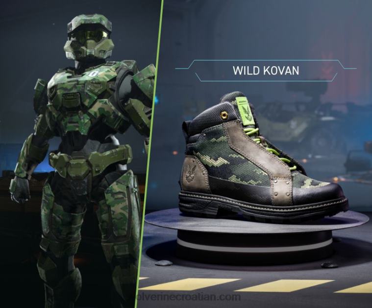 muškarci halo spartanska čizma R6LL8156 Wolverine divlji kovan