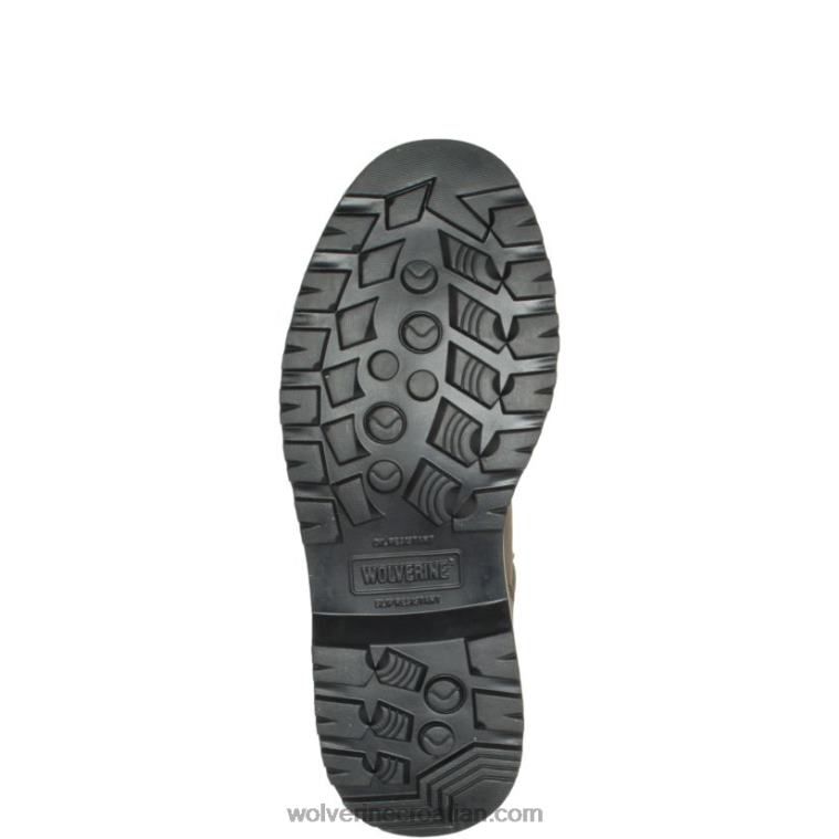 muškarci Floorhand met-guard radna čizma od 6 inča s čeličnim prstima R6LL873 Wolverine tamno smeđa