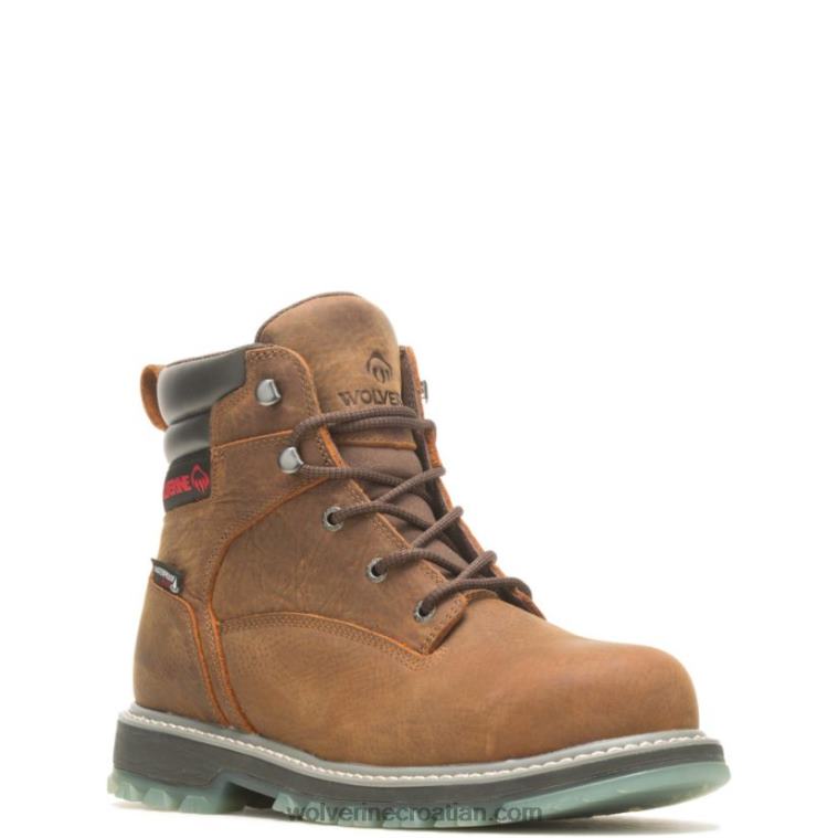 muškarci floorhand lx radna čizma od 6 inča s čeličnim prstima R6LL895 Wolverine sudansko smeđa