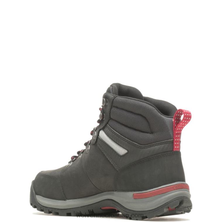 muškarci radna čizma s dlijetom od 6 inča s čeličnim prstima R6LL887 Wolverine crno