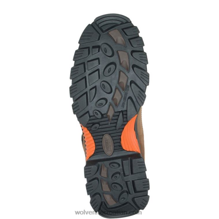 muškarci radna čizma s čeličnim prstima Hudson R6LL889 Wolverine tamno smeđa/crna