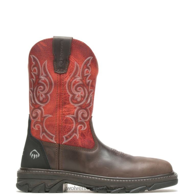 muškarci rančer epx carbonmax rad wellington R6LL8149 Wolverine narančasta/smeđa