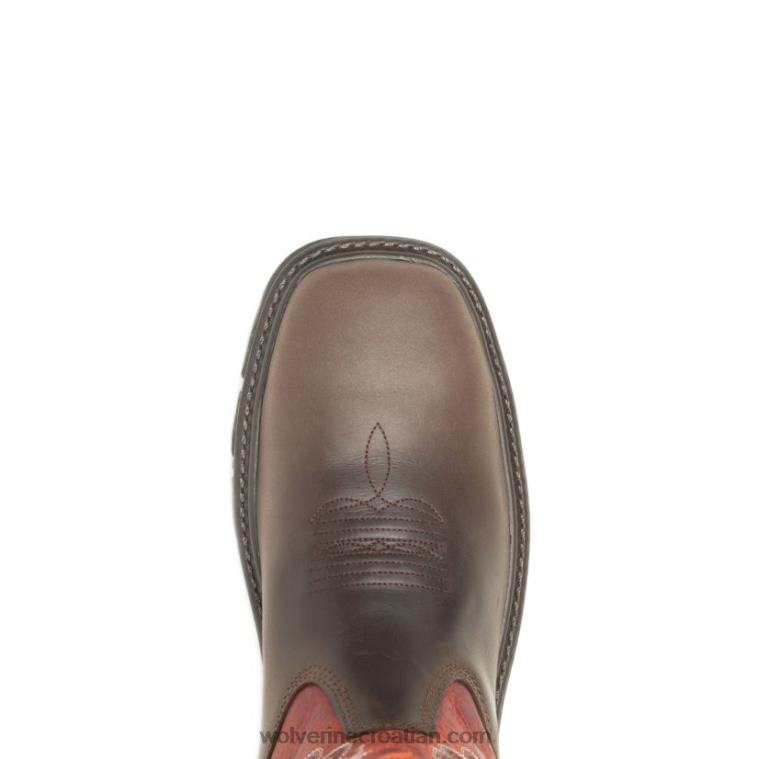 muškarci rančer epx carbonmax rad wellington R6LL8149 Wolverine narančasta/smeđa