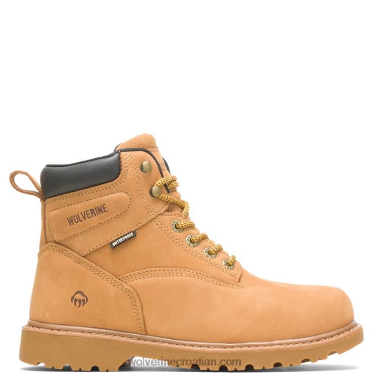 muškarci Vodootporna radna čizma od 6 inča s čeličnim prstima R6LL814 Wolverine pšenica