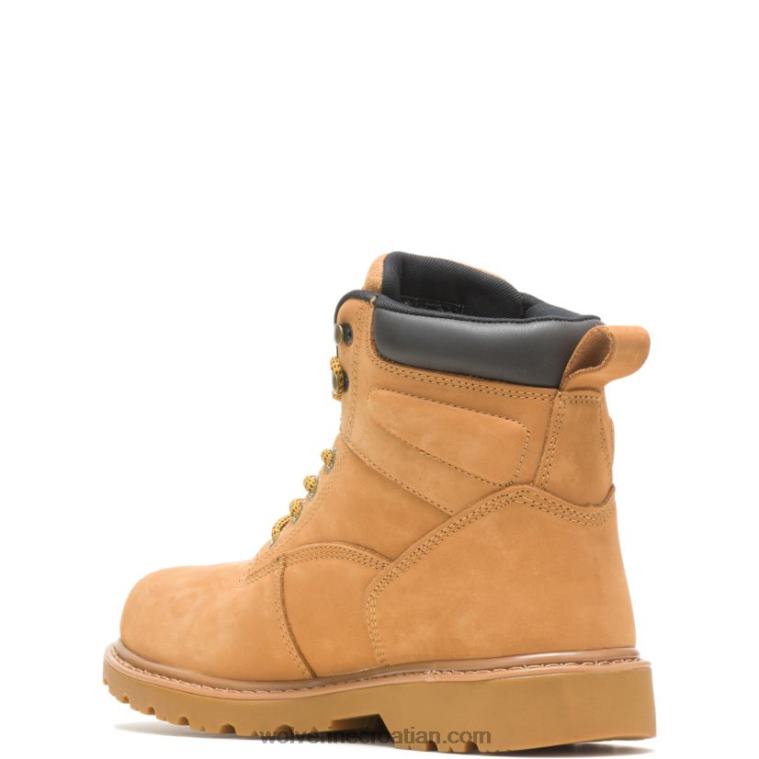 muškarci Vodootporna radna čizma od 6 inča s čeličnim prstima R6LL814 Wolverine pšenica