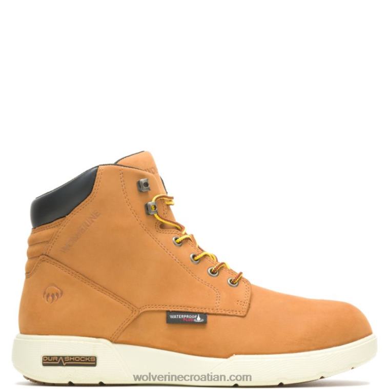 muškarci kickstart durashocks vodootporne 6" čizme R6LL8191 Wolverine pšenica