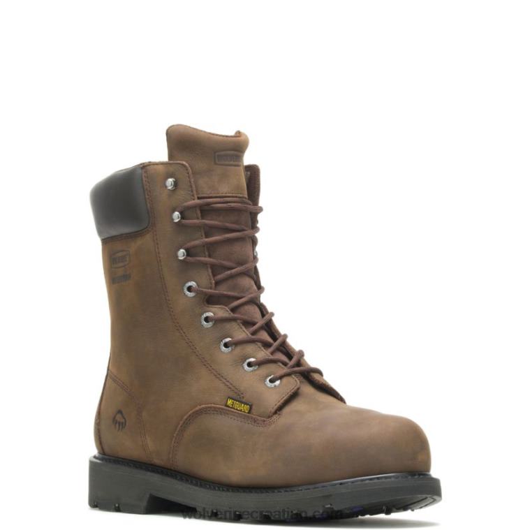muškarci mckay vodootporna radna čizma s čeličnim prstima 8 R6LL8111 Wolverine smeđa