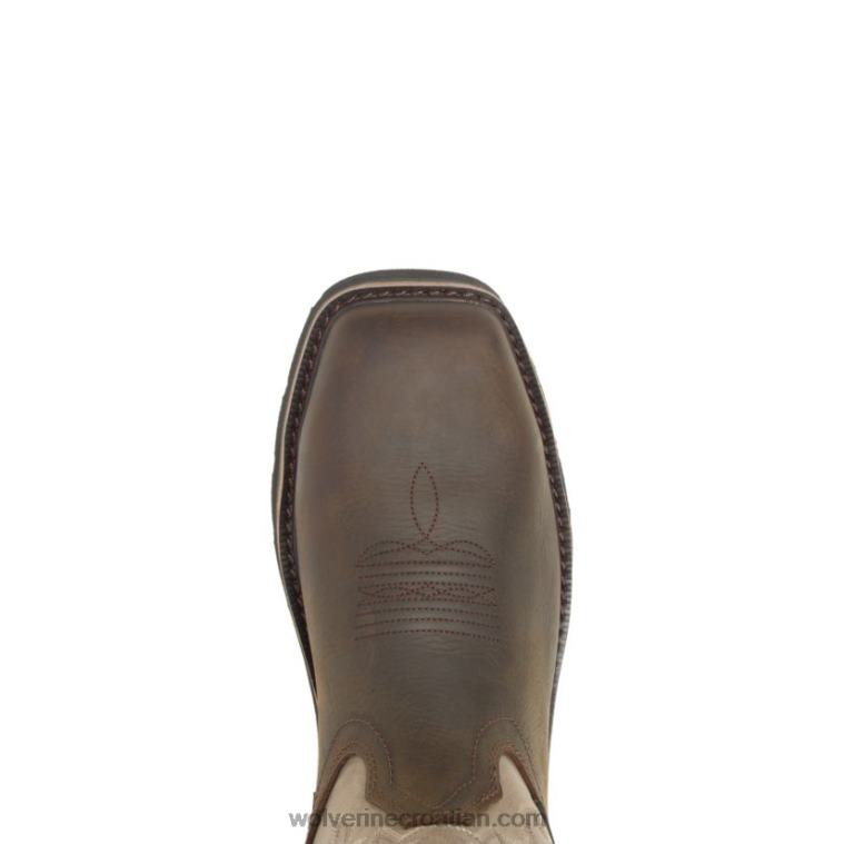 muškarci rancher vodootporni čelični prsti rad wellington R6LL864 Wolverine taupe/smeđa