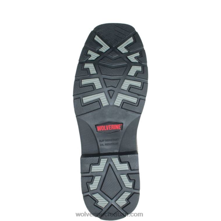 muškarci rancher vodootporni čelični prsti wellington R6LL870 Wolverine Crna smeđa