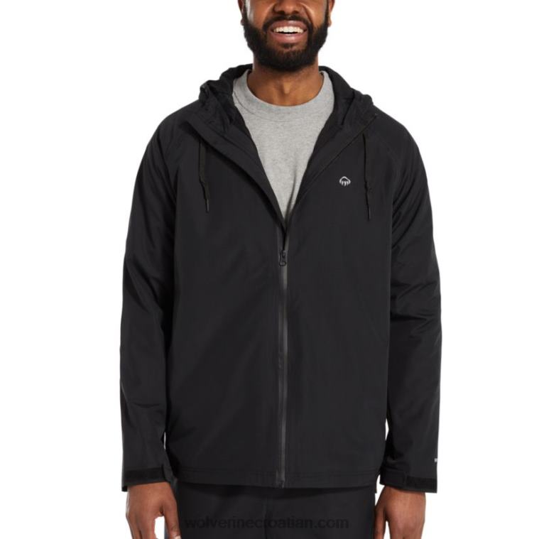 muškarci i-90 kišna jakna R6LL8298 Wolverine crno