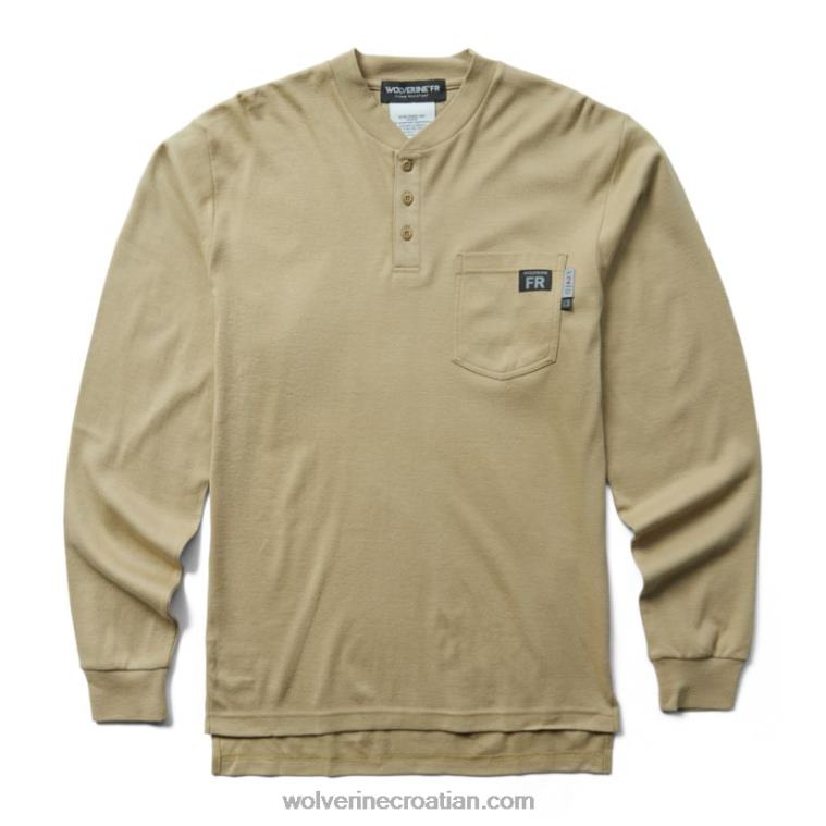 muškarci fr dugih rukava henley R6LL8275 Wolverine kaki