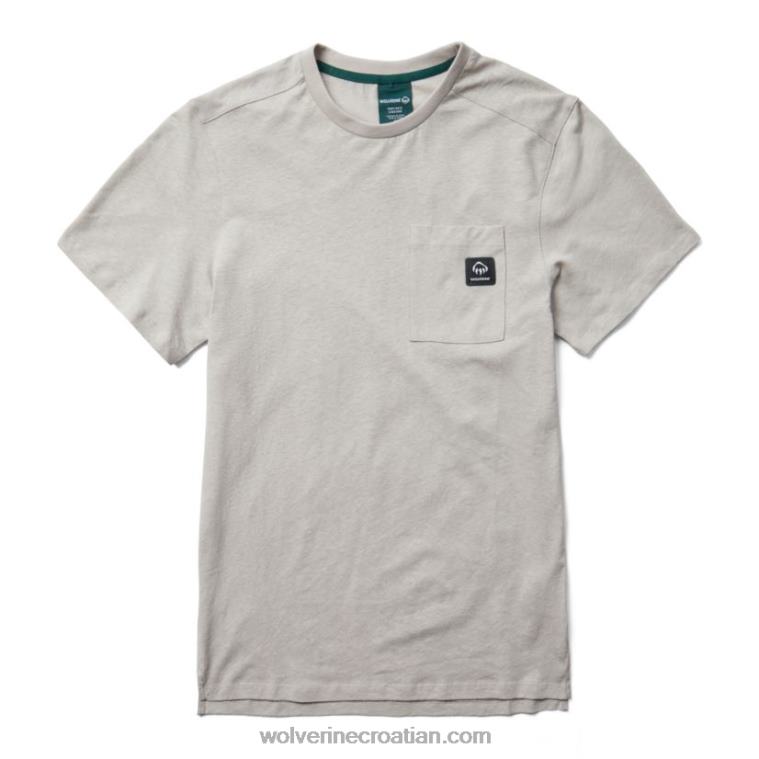muškarci majica od konoplje R6LL8330 Wolverine golubica
