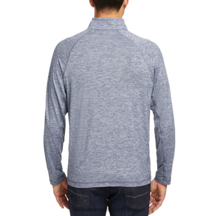 muškarci zaštita od sunca eco 1/2 zip R6LL8313 Wolverine mornarski vrijesak