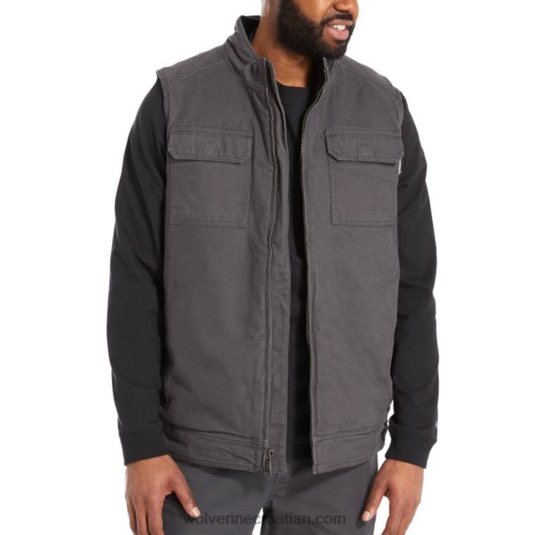 muškarci lockhart prsluk R6LL8263 Wolverine granit