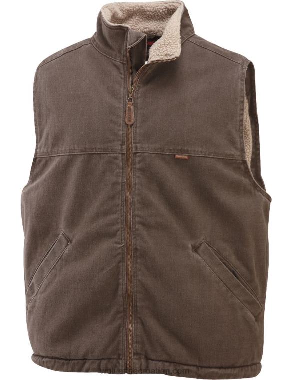 muškarci planinski prsluk (veliki i visoki) R6LL8272 Wolverine bizon