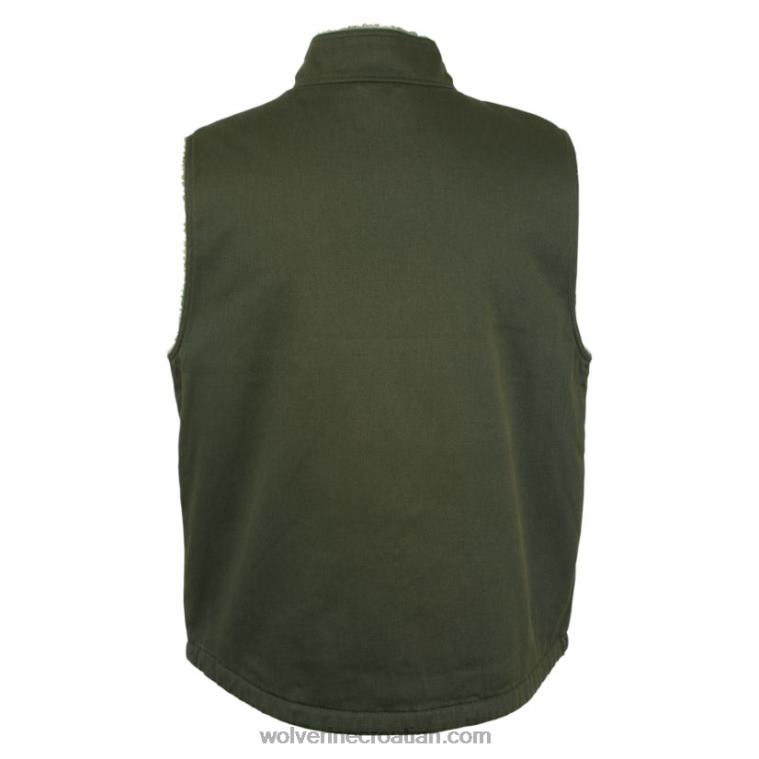 muškarci planinski prsluk (veliki i visoki) R6LL8273 Wolverine maslina