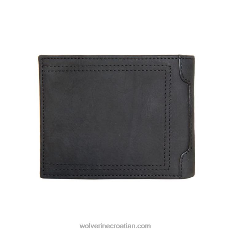 uniseks robusni dvostruki novčanik R6LL8270 Wolverine crno