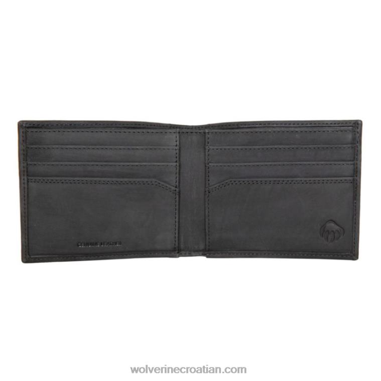 uniseks robusni dvostruki novčanik R6LL8270 Wolverine crno