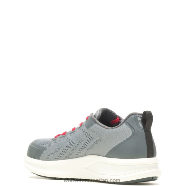muškarci bolt durashocks knit carbonmax radna cipela R6LL8100 Wolverine sivo/crveno - Slika 3