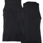 muškarci seamless rib tank R6LL8303 Wolverine crno