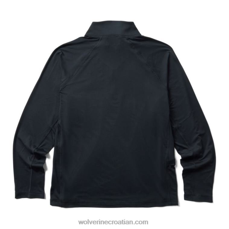 muškarci zaštita od sunca eco 1/2 zip R6LL8310 Wolverine crno - Slika 2